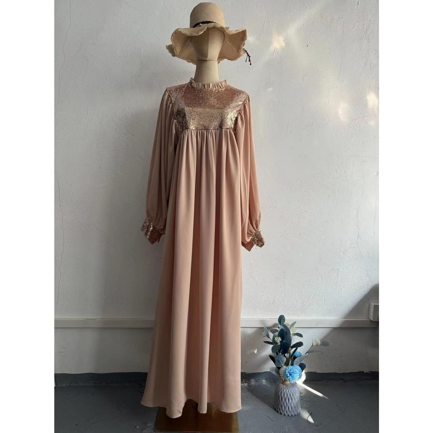 TY-560 Sequin Luxe Long Maxi Dress