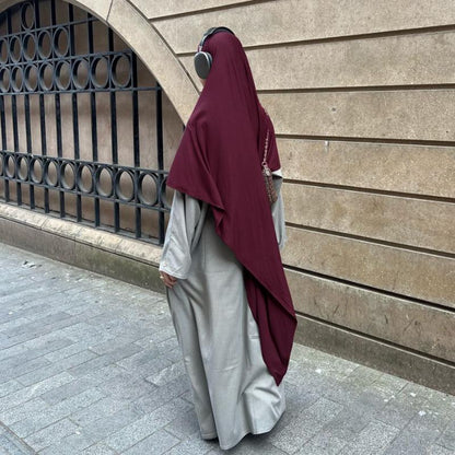 TY-607 Abaya High-Quality Solid Color Headscarf