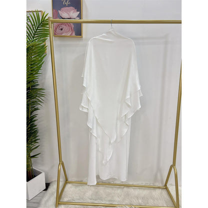 TY-601 High-Quality Solid Color Abaya Dress With Hijab
